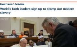 Joint Declaration of Religious Leaders against Modern Slavery